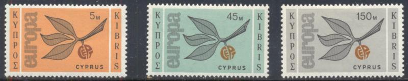 Cyprus Scott #'s 262 - 264 MH