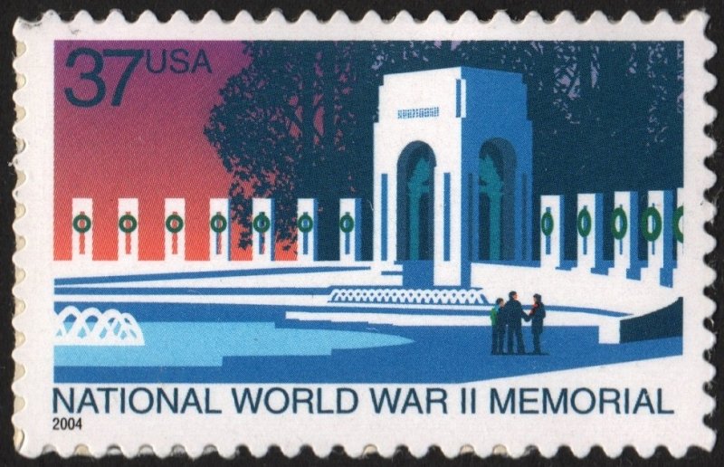SC#3862 37¢ National World War II Memorial (2004) SA