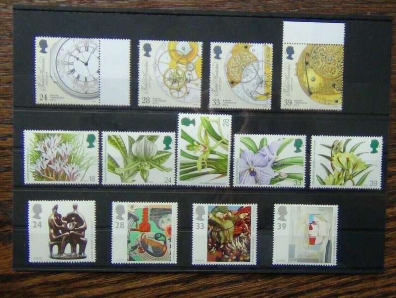 Great Britain 1993 Harrison Orchids Europa sets MNH