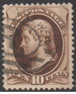 U.S. Scott #188 Jefferson Stamp - Used Single - IND