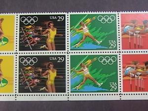 U.S.# 2553-2557-MINT/NEVER HINGED--BOTTOM PLATE # BLOCK OF 10--OLYMPICS--1991