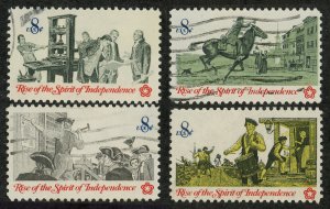 US 1476-1479 Used : Singles, Complete Set