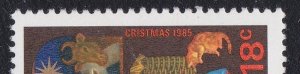 NEW ZEALAND 1985 18c Christmas - SPELLING ERROR MISSING H ACS cat NZ$150...A8073