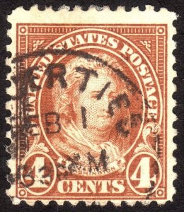 1923, US 4c, Martha Washington, Used, Sc 556