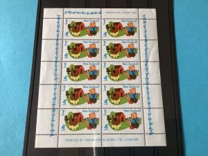New Zealand Child at Farm Health Sheet Mint Never Hinged  Stamps R46189