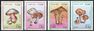 Algeria #908-911  MNH - Mushrooms (1989)