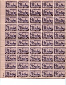 US 957  full sheet of 50 MNH