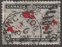 Canada   1898 Xmas   Sc#86  FVF   Used   w/ CDS Cancel