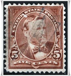 SC#255 5¢ Grant (1894) Used*