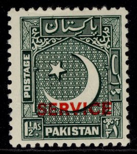 PAKISTAN GVI SG O28, 1½a grey-green, M MINT.