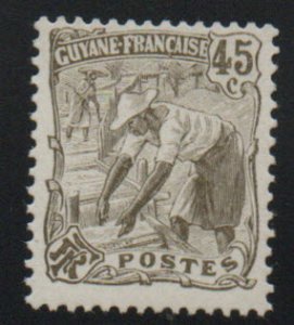 French Guiana Scott 70 Gold Washer stamp  MH*