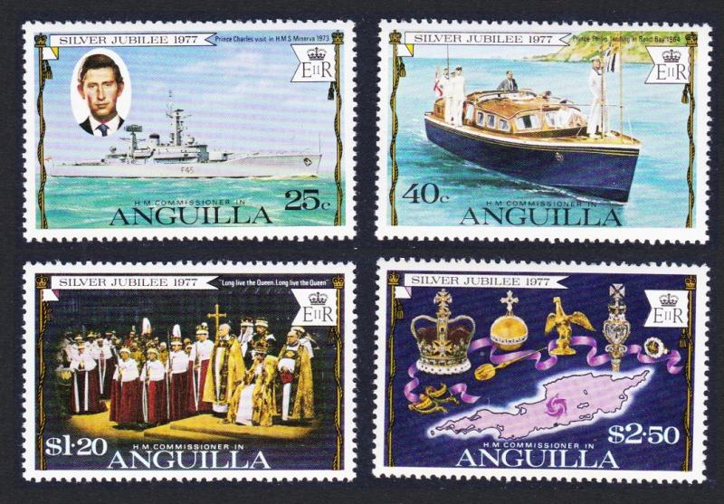 Anguilla Silver Jubilee 4v SG#269-272 SC#271-274