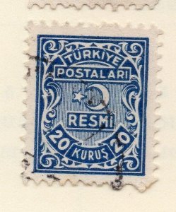 Turkey 1948 Early Issue Fine Used 20k. 086206