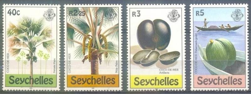 1980 Seychelles 469-472 Trees 4,00 €