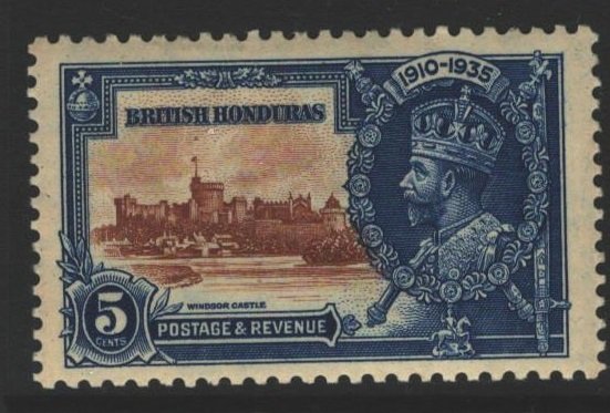 British Honduras Sc#110 MNH - tan gum