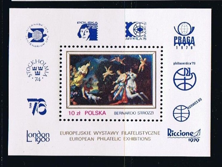 Poland - Bernardo Strozzi - MNH VF Souvenir sheet Mi Block 78