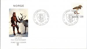 Norway, Worldwide First Day Cover, Birds