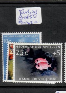 NETHERLANDS ANTILLES FISH  SC B48-50   MNH   P0613H