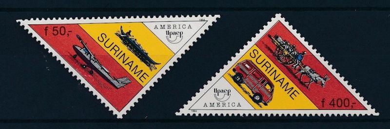 [SU823] Suriname Surinam 1994 UPAEP America Transport Triangles MNH