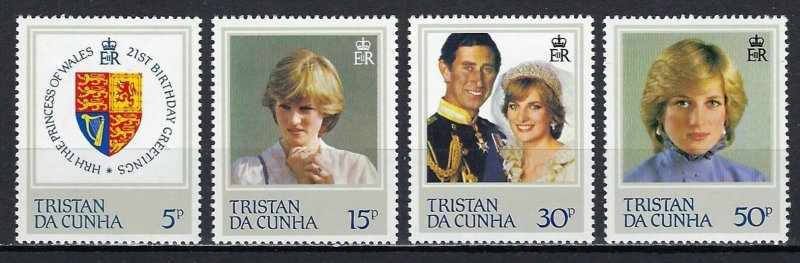 TRISTAN DA CUNHA #310-13 MINT, VF, NH - PRICED AT 1/2 CATALOG!