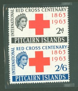 Pitcairn Islands #36-37  Single (Complete Set)