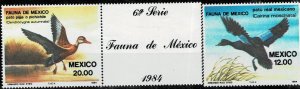 MEXICO 1984 FAUNA OF MEXICO  MNH