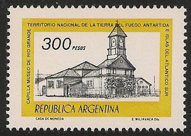 Argentina #1171 VF MNH - 1977 300p Chapel of Rio Grande 