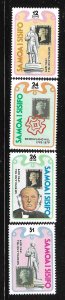 Samoa 1979 Sir Rowland Hill Sc 513-516 MNH A1741