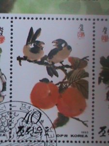 ​KOREA-1993-SC#3232a-  FRUITS AND VEGETABLES-OG CTO -SHEET- VF-LAST ONE