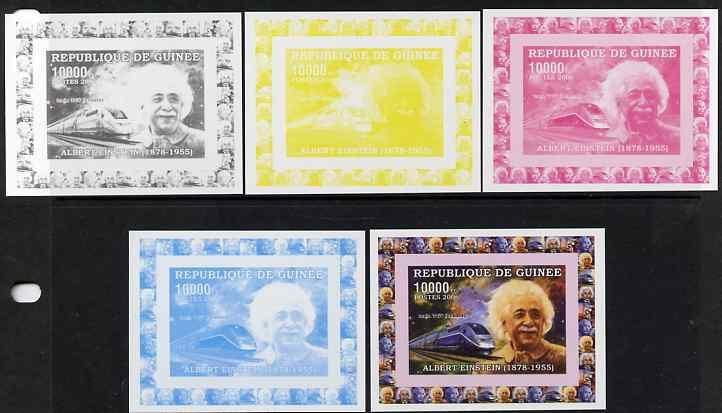 Guinea - Conakry 2006 Albert Einstein individual deluxe s...