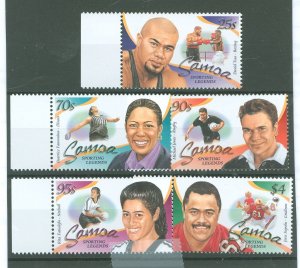 Samoa (Western Samoa) #1040-1044  Single (Complete Set)