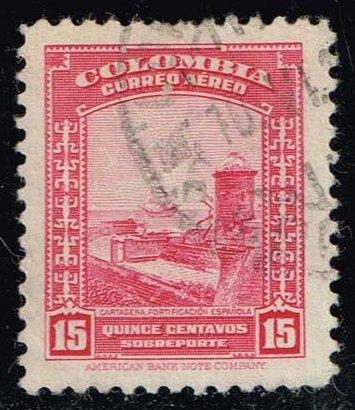 Colombia #C123 Spanish Fortifications; Used (0.25)