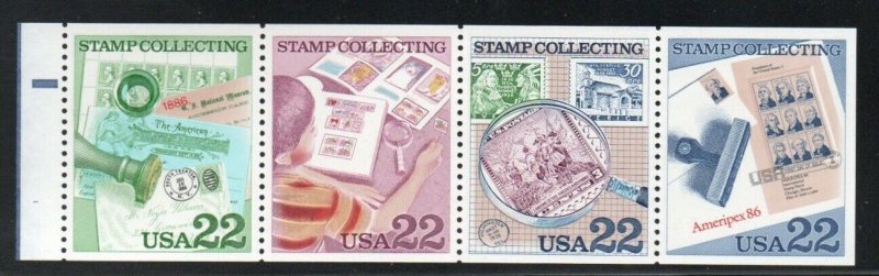 ALLY'S STAMPS US Scott #2201a 22c Stamp Collecting BP [4] MNH [BP-14c]