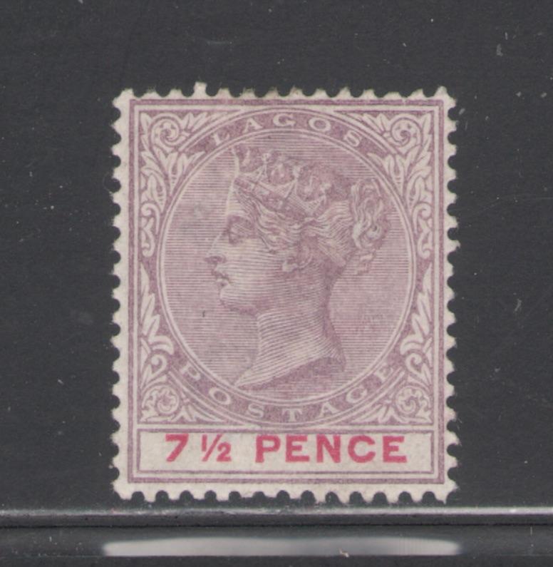 Lagos 1894 Queen Victoria 7 1/2p Scott # 29 MH