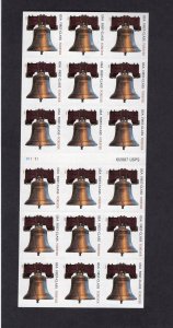 4437 Liberty Bell, MNH pane/18 (2009 date)