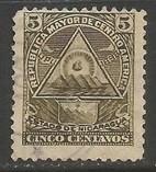 NICARAGUA 102 USED THIN SCARCE E11