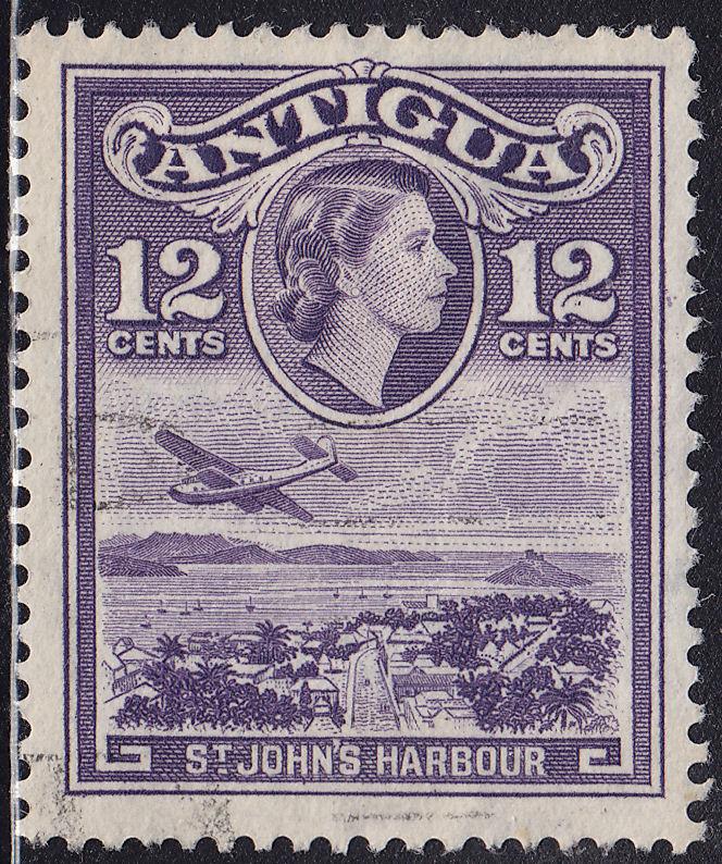 Antigua 115 USED 1953 St. John's Harbour 12¢