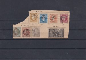 France Early Used Stamps On Part Page Ref: R5988