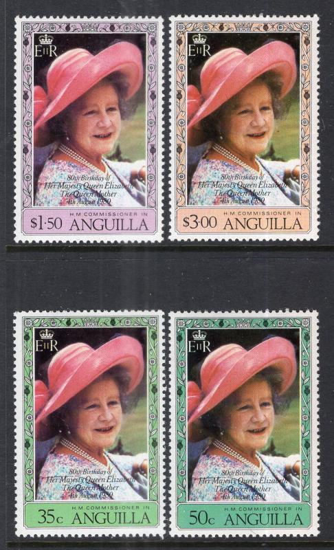 Anguilla 394-397 Queen Mother MNH VF