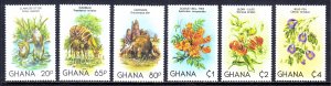 Ghana - Scott #782-787 - MH - 2 punched perf bumps #786 - SCV $6.90