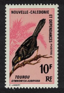 New Caledonia Red-faced Honeyeater Bird 10f 1966 MNH SG#410