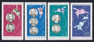 Bulgaria 1829-1832, MNH. Mi 1969-1972. Russian space flights: Soyuz-6,7,8. 1970.