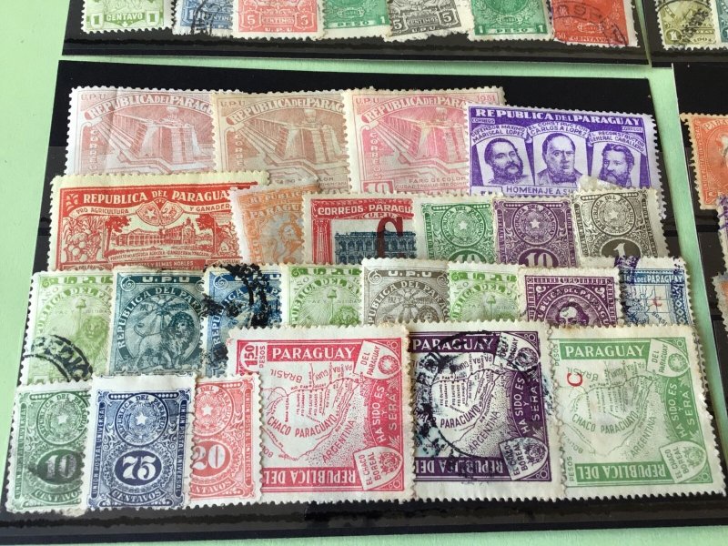 Paraguay vintage  stamps Ref 52036