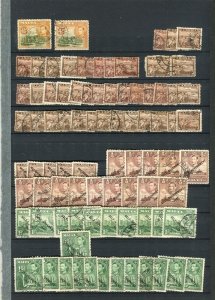 MALTA; 1938-40s early GVI issues Duplicated small used Range of Values