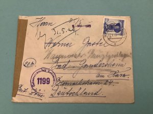 Austria  Opened by Censor 1949 to Germany Stamps Cover R41491