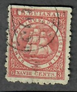 British Guiana #69 used single