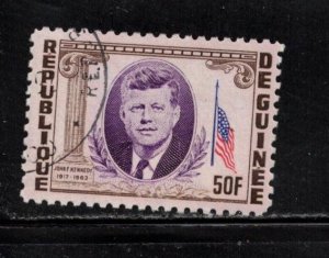 GUINEA Scott # 327 Used - John F Kennedy