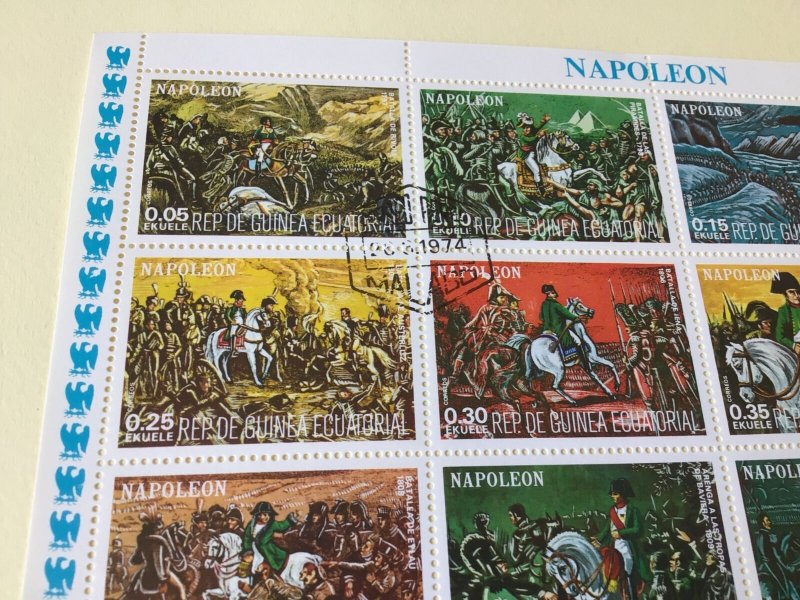 Republic de Guinea Ecuatorial  Napoleon  Stamps Sheet Ref 55213