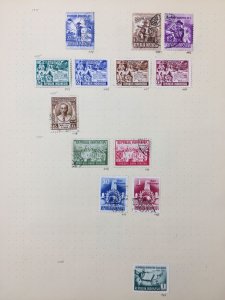 INDONESA Mid Period Collection on Pages(Apx 150 Items) Used MH UK3287