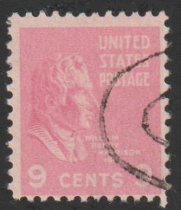 SC# 814 - (9c) - Harrison USED single